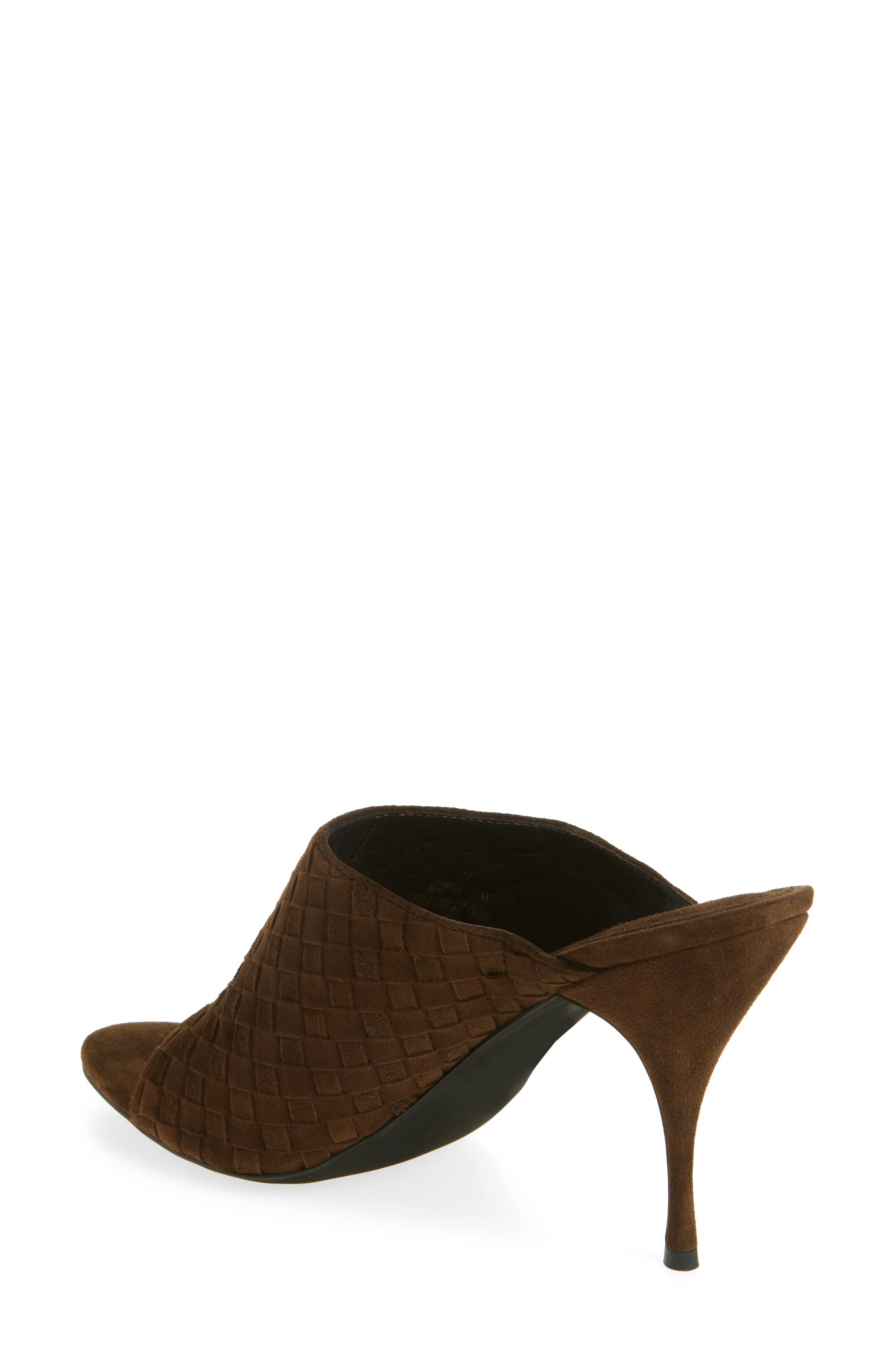 Jeffrey Campbell Bonsoir Slide Sandal, Alternate, color, Brown Suede