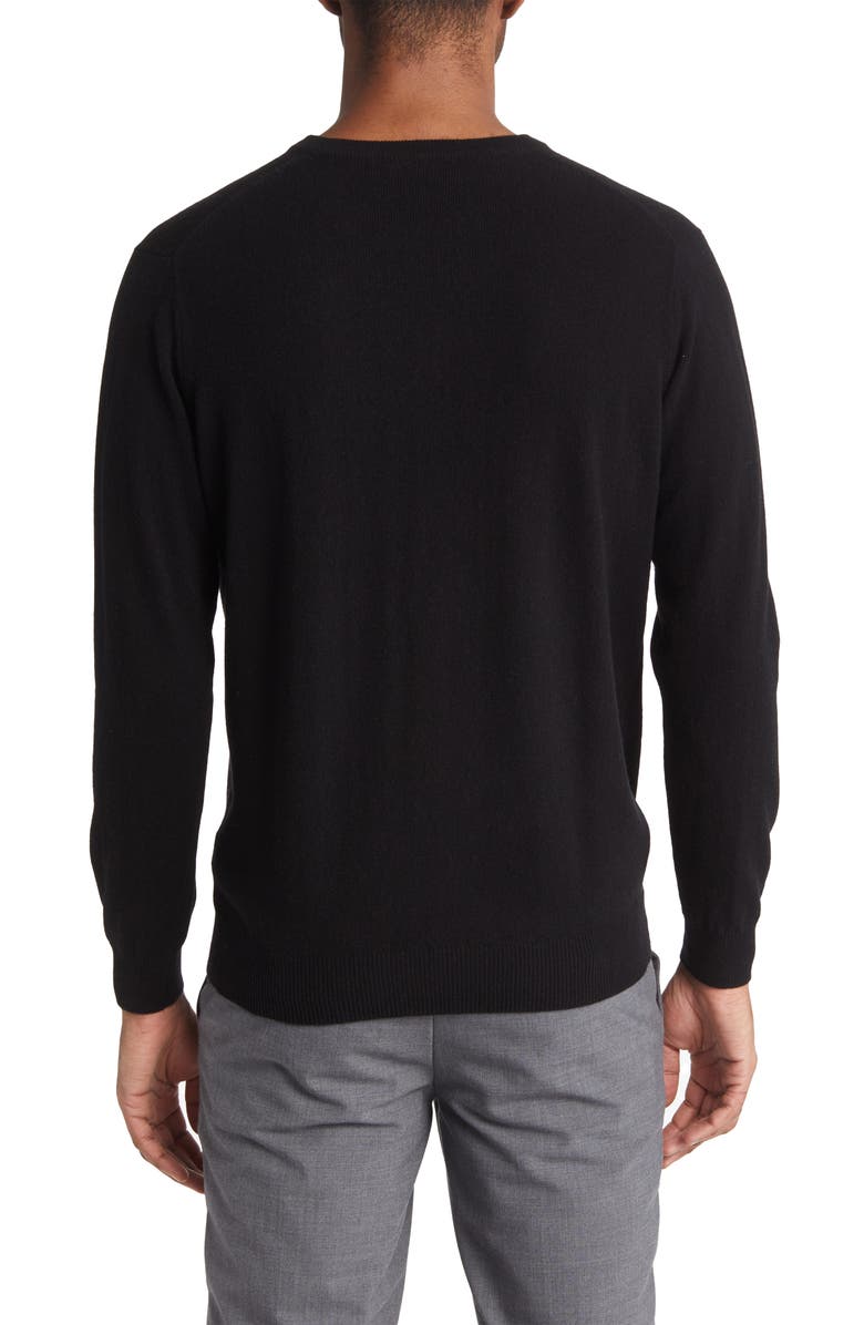 Rodd & Gunn Wool & Cashmere Crewneck Sweater, Alternate, color, Onyx