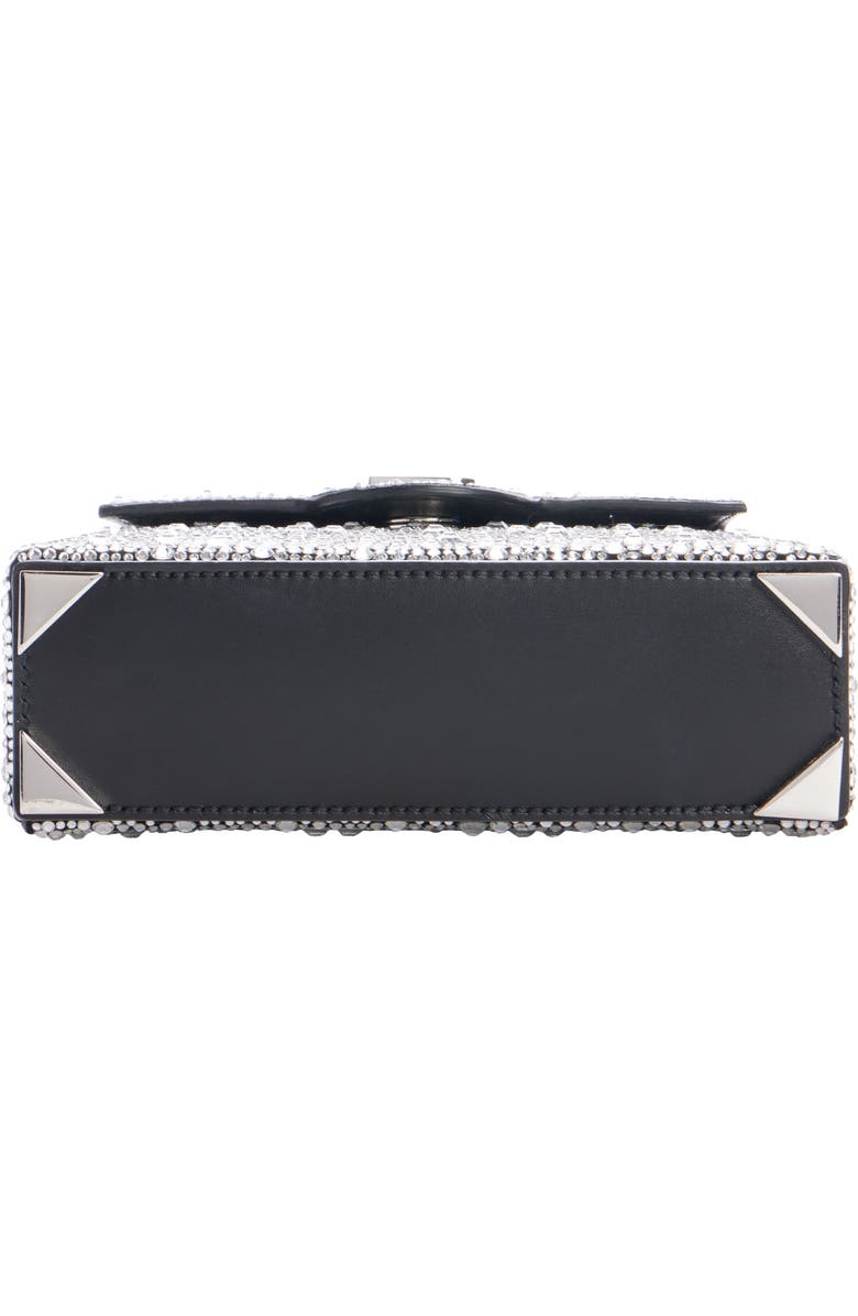 Balmain B-Buzz Dynasty Crystal Embellished Top Handle Bag, Alternate, color,