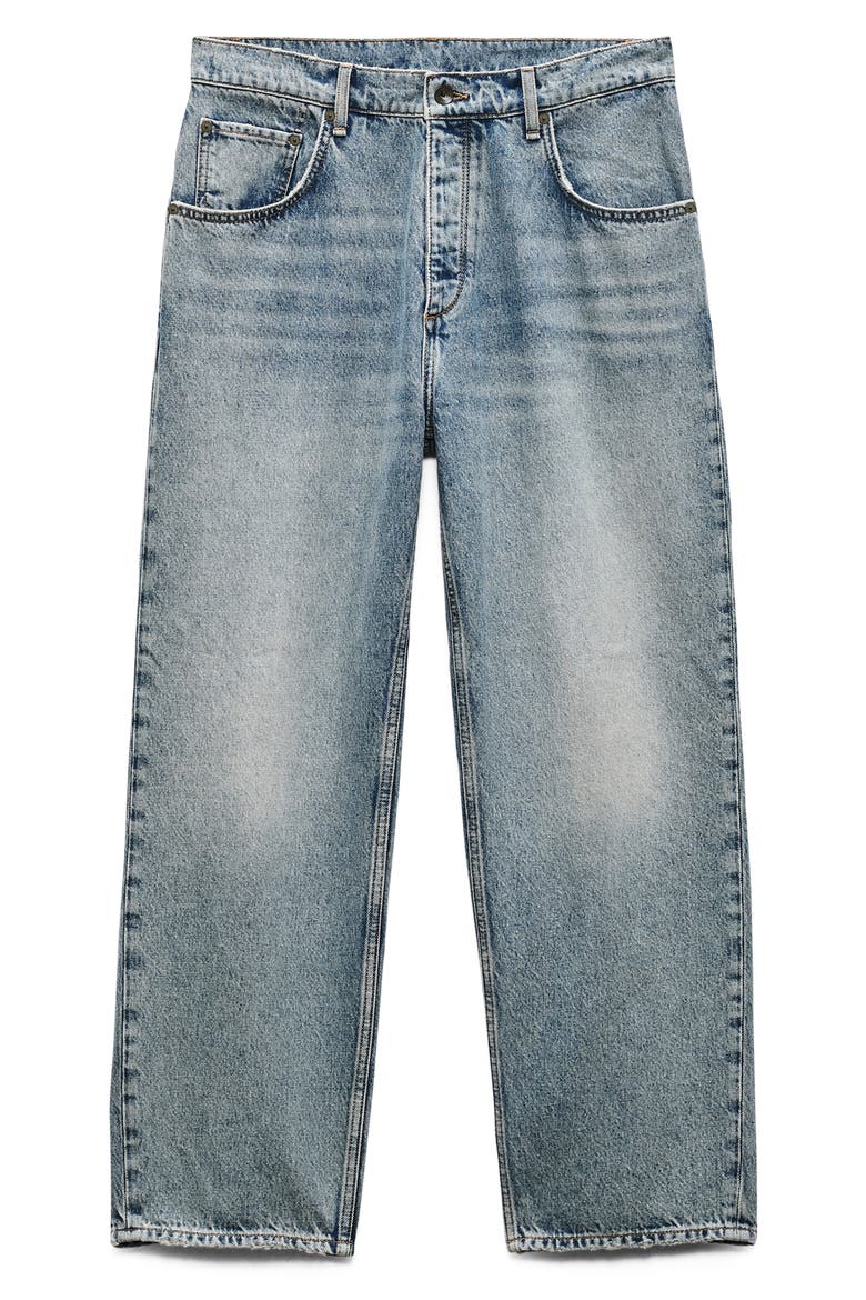 RB Baggy Authentic Rigid Straight Leg Jeans, Alternate, color, BEACON