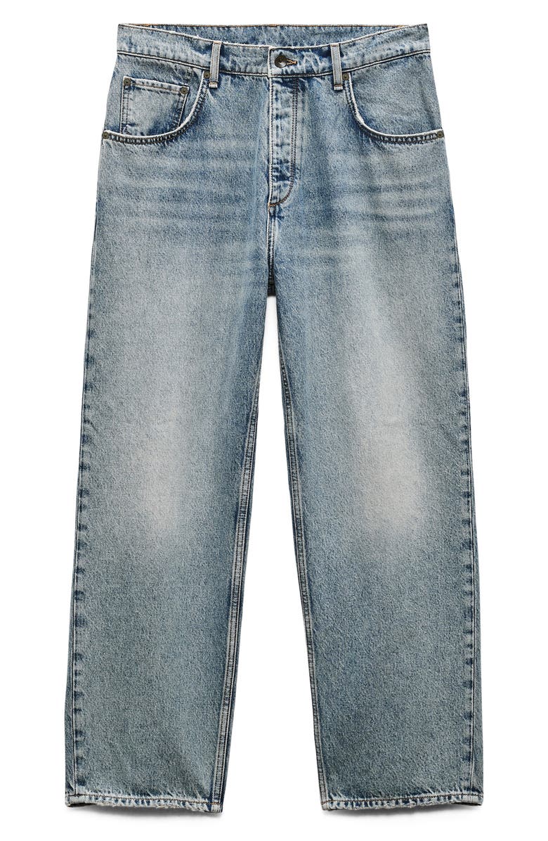 rag & bone RB Baggy Authentic Rigid Straight Leg Jeans, Alternate, color, Beacon