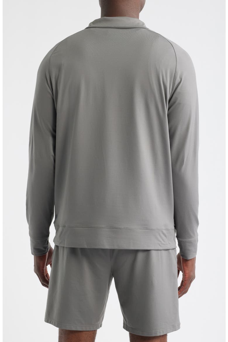 Live In Performance Quarter Zip Pullover, Alternate, color, GREY PEWTER