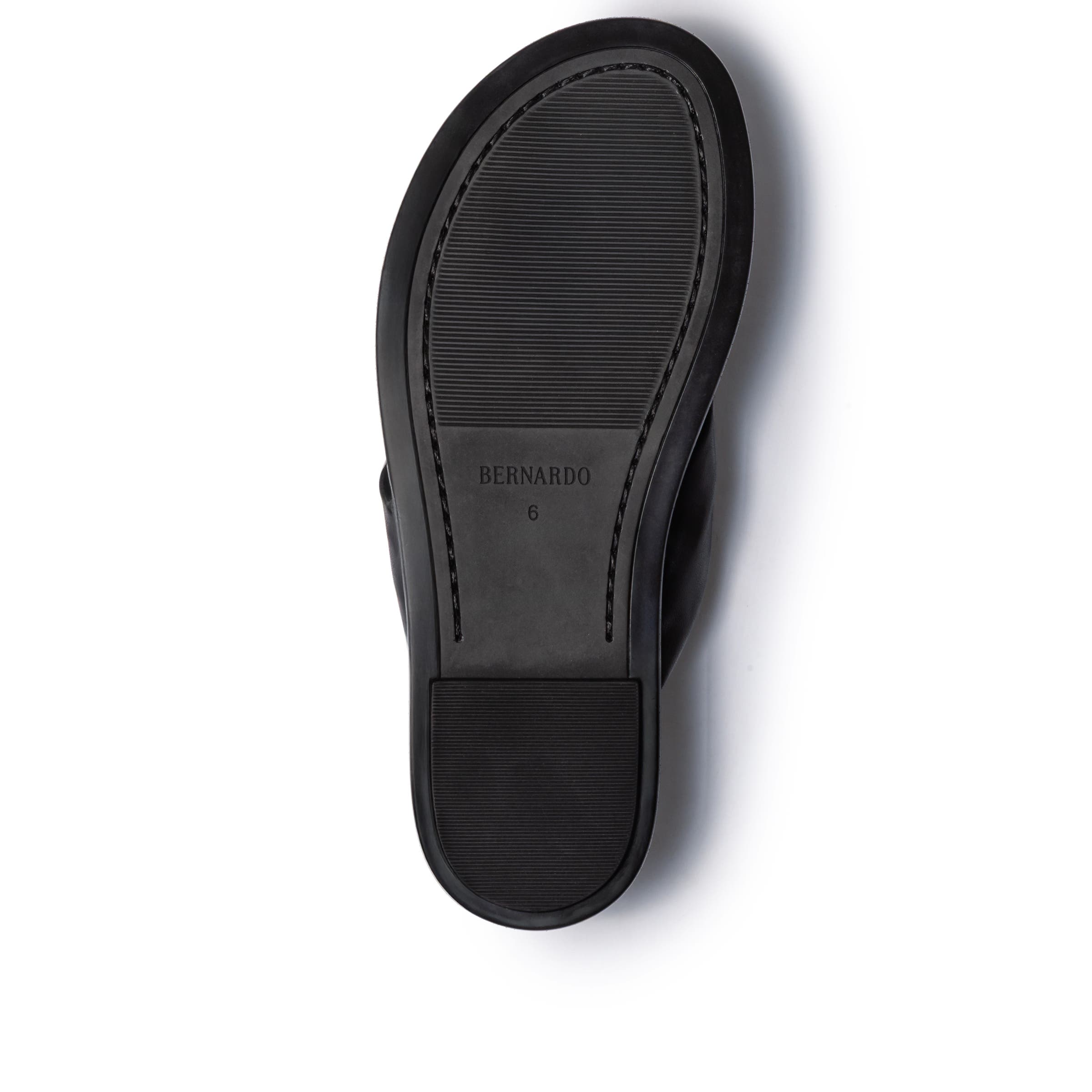 Bernardo Footwear Salt Thong Sandal, Alternate, color, Black