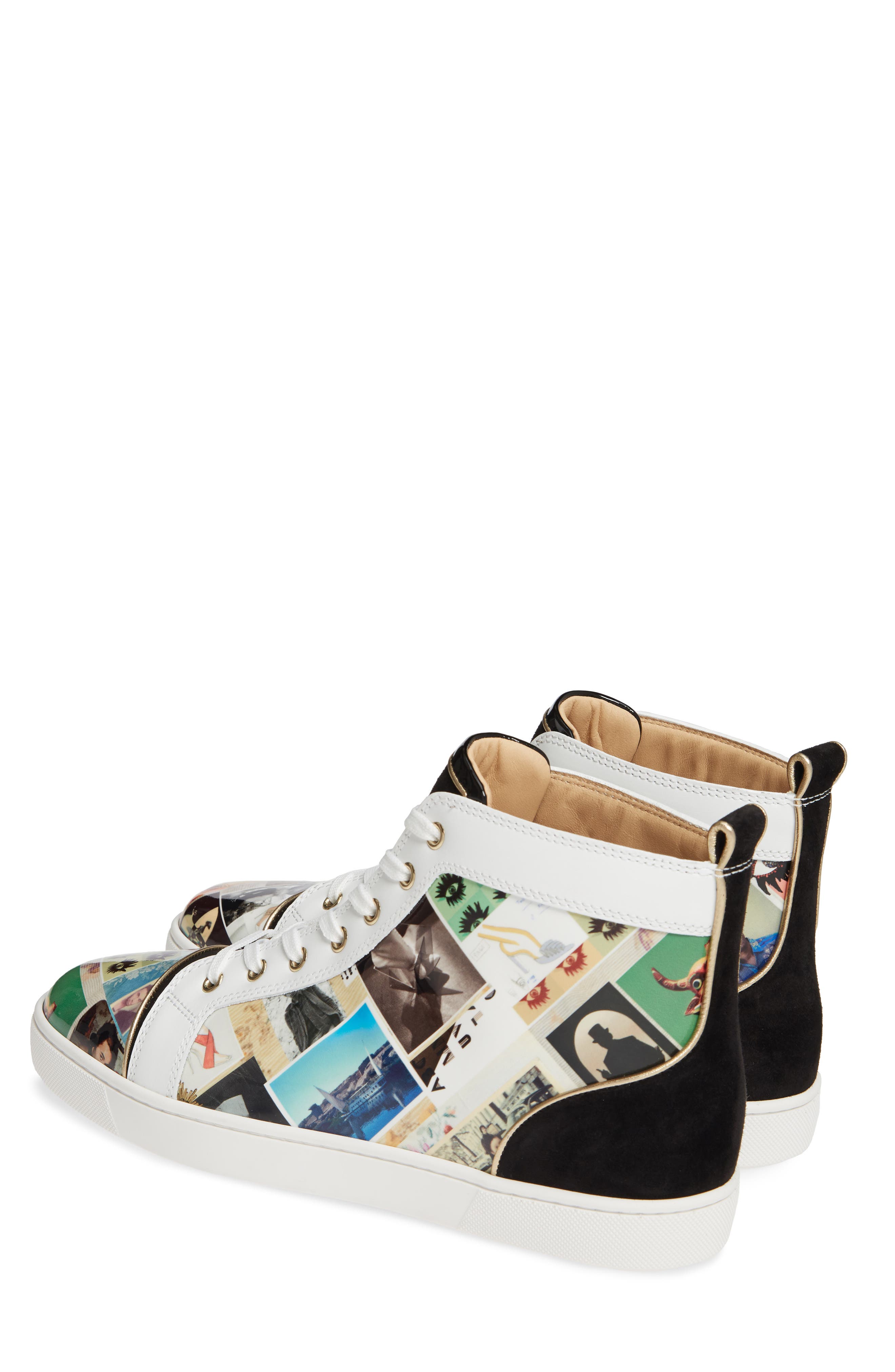 Christian Louboutin Louis Orlato High Top Sneaker, Alternate, color, 