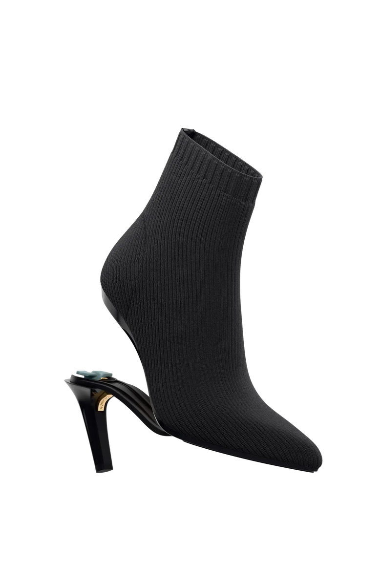 Pashion Footwear The Bootie 4" Stiletto Convertible Heel, Alternate, color, Coal Knit