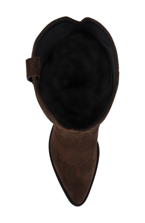 Guess Sashan Western Boot In Brown