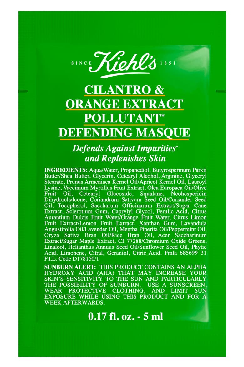 Cilantro & Orange Extract Pollutant Defending Masque, Alternate, color, NO COLOR