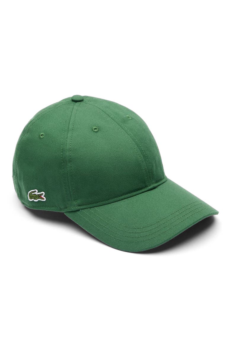 Essential Cotton Twill Baseball Cap, Main, color, GREEN
