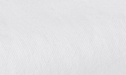 Coyuchi Helena Organic Linen Throw Blanket In White