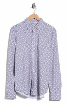 San Rio Twill Mira Mosaic Long Sleeve Shirt