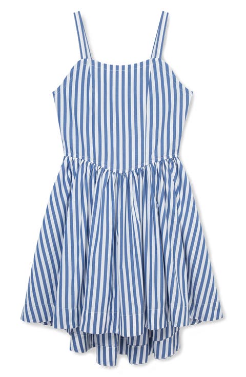 Kids' Stripe Fit & Flare Dress (Big Kid)