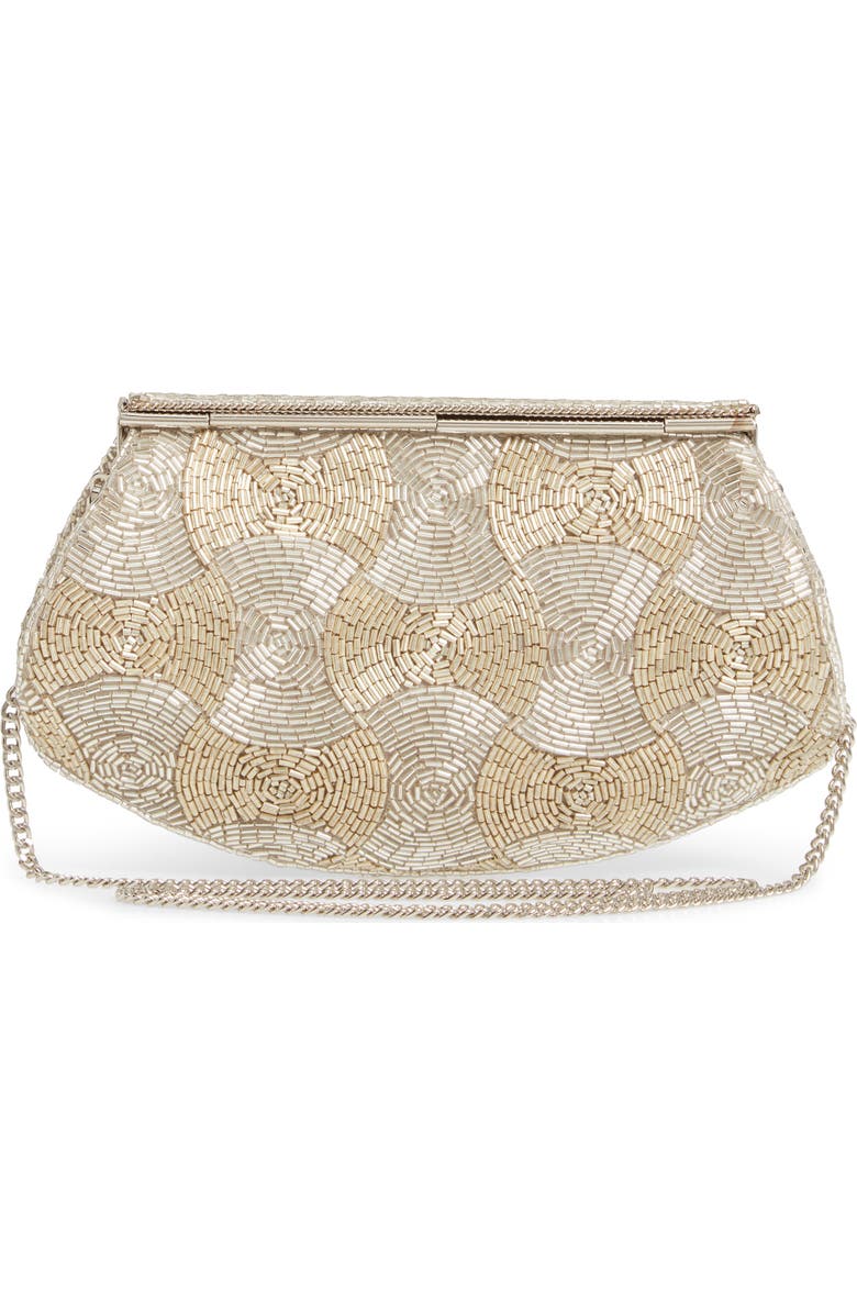 Nordstrom Rivoli Beaded Clutch, Alternate, color,