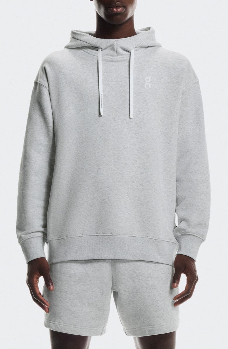 On Club Graphic Hoodie, Main, color, Heather