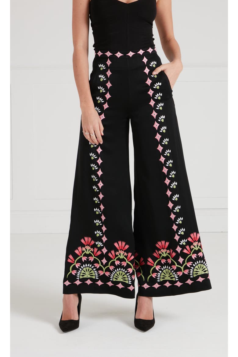 Rosalba Trousers, Main, color, Black