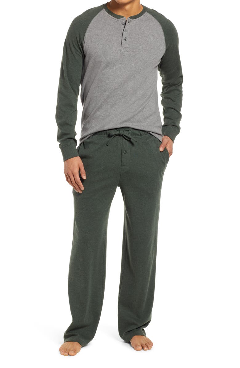 L.L.Bean Men's Organic Cotton Pajamas, Main, color,