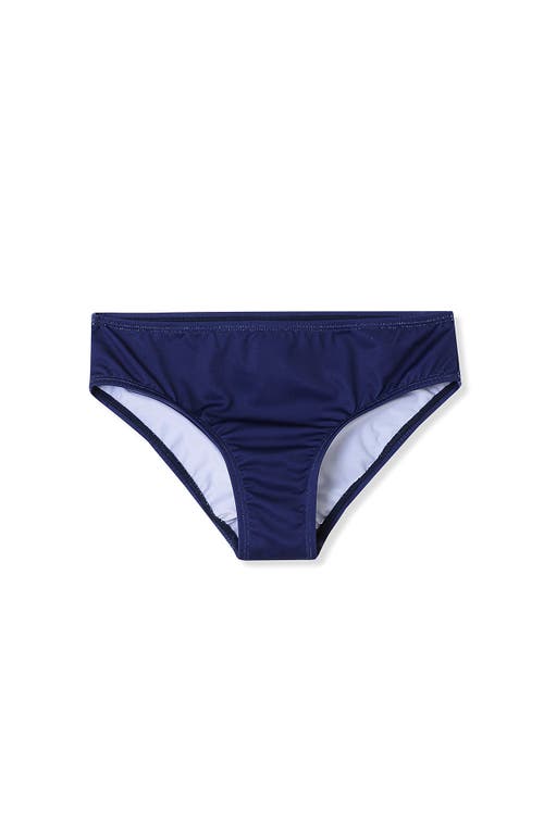 Lands' End Girls Swim Bikini Bottoms In Deep Sea Navy