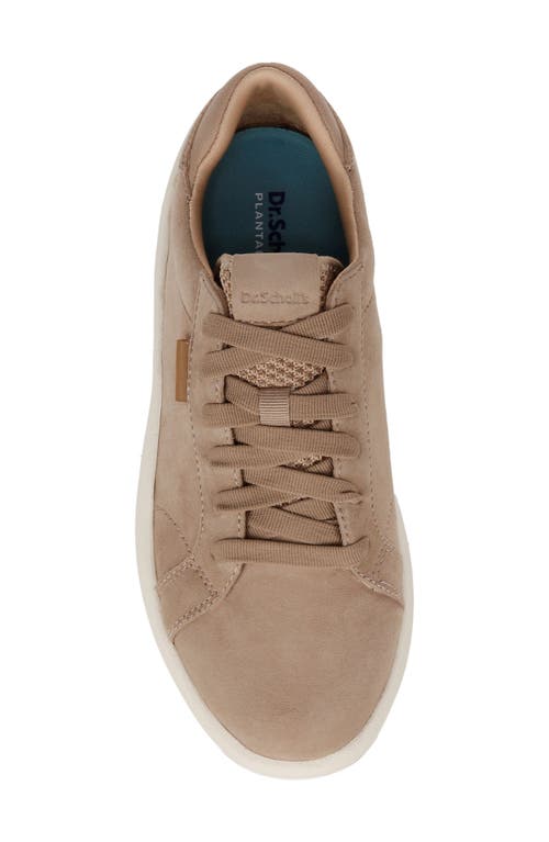 Dr. Scholl's Women's Feel Good Plantar Fasciitis Lace Up Sneakers In Taupe