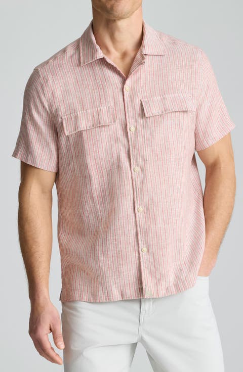 Wrinkle Resistant Linen Camp Shirt