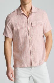 UNTUCKit Wrinkle Resistant Linen Camp Shirt