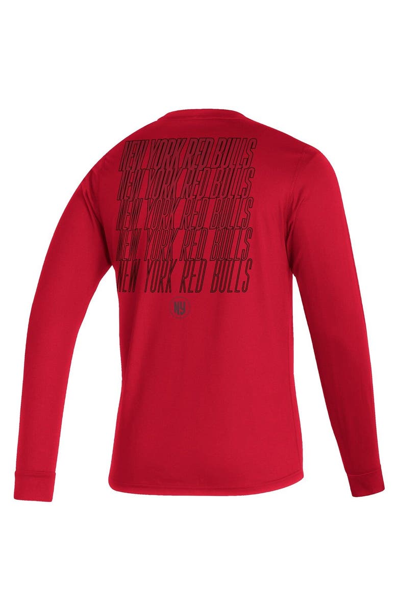 adidas Men's adidas Red New York Red Bulls Club Long Sleeve T-Shirt, Alternate, color, 