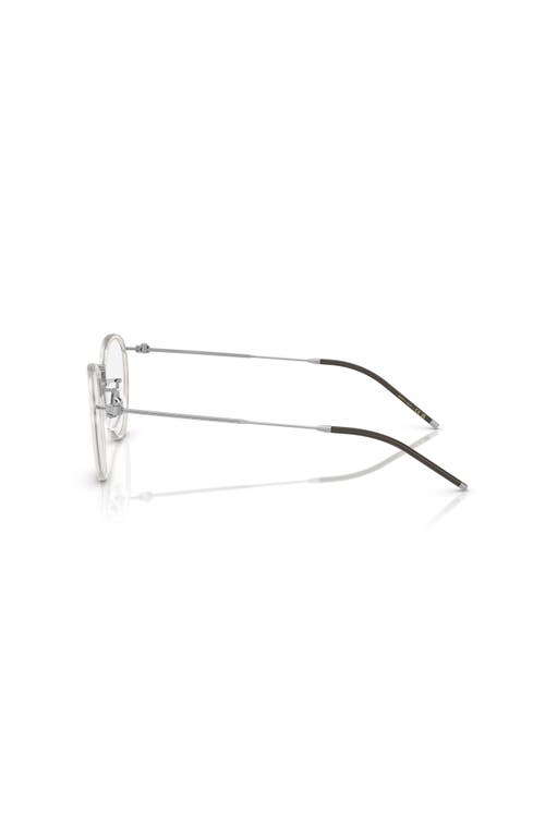 Oliver Peoples 47mm Phantos Optical Glasses In Silver