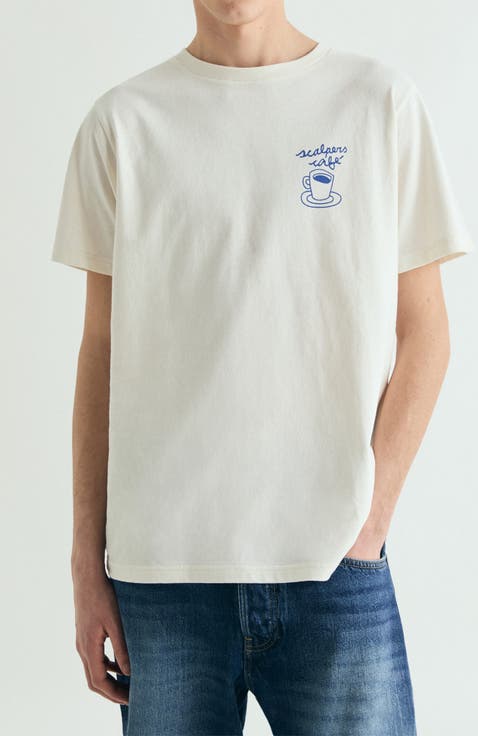 Print T-Shirt Brown