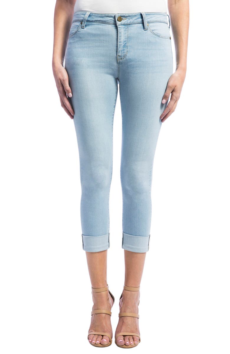 Liverpool Los Angeles Liverpool Charlie Wide Cuff Capri Jeans, Main, color,