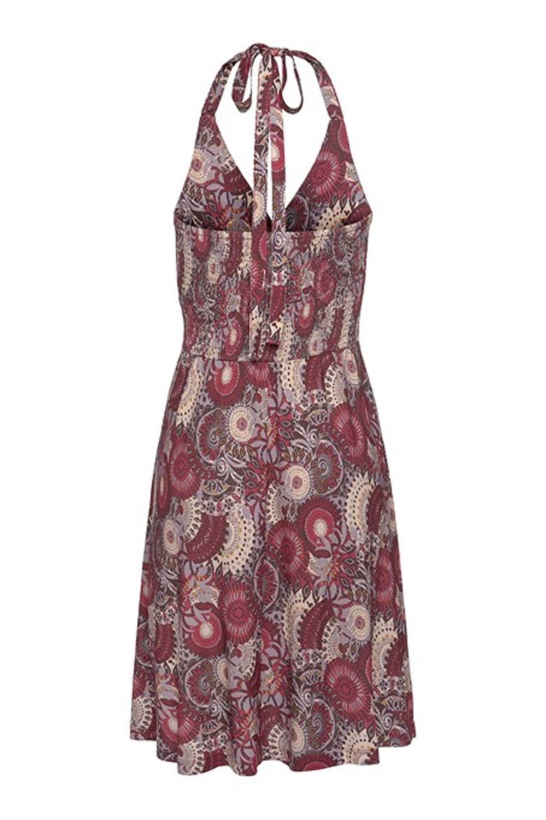 Women's Printed Halter Dress, Alternate, color, Purple Multi