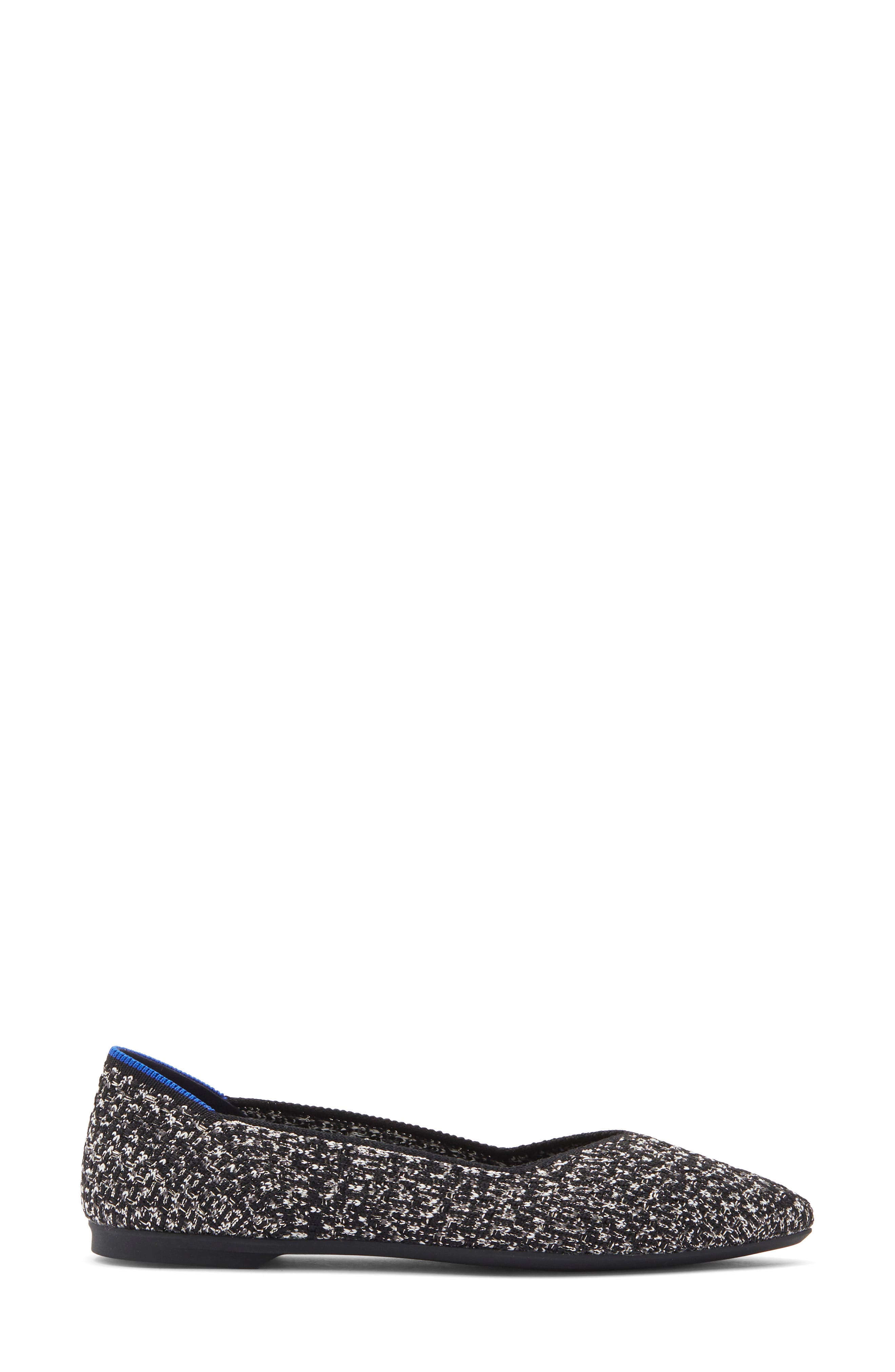 The Point II Pointed Toe Flat, Alternate, color, DUSK TWEED