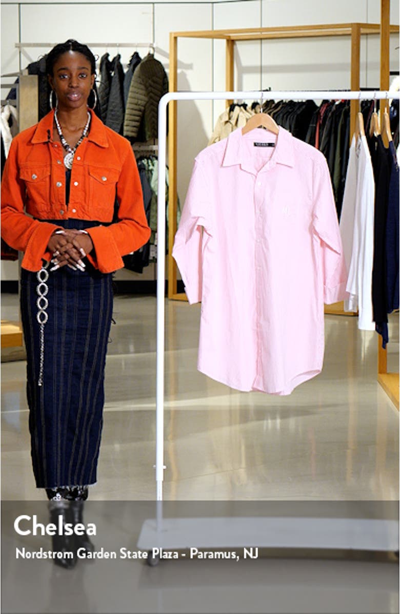 Cotton Poplin Sleep Shirt, sales video thumbnail