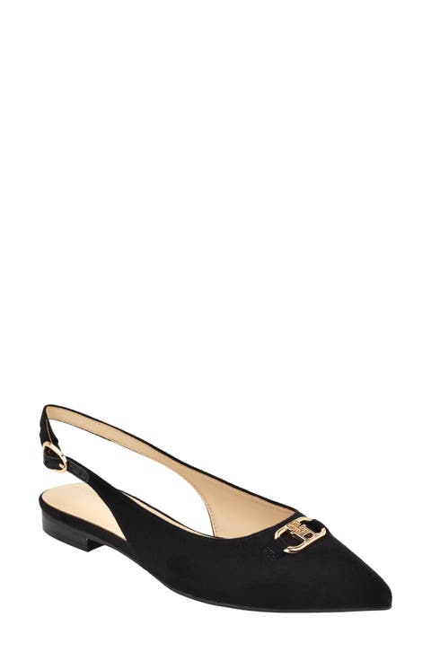 Vesly Pointed Toe Slingback Flat