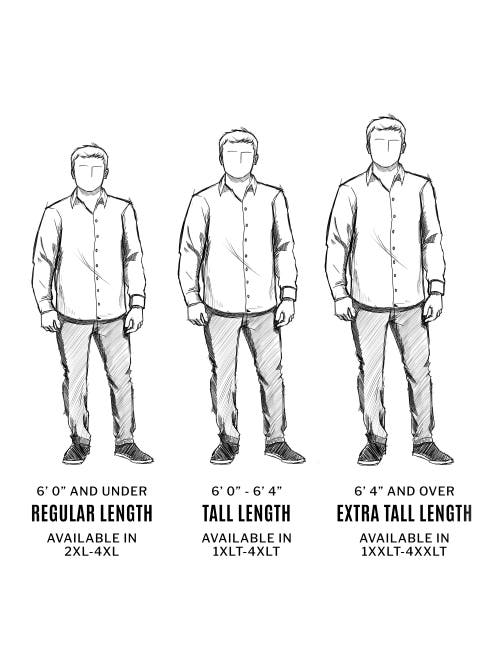 UNTUCKIT FIT BY DXL UNTUCKIT FIT BY DXL BIG & TALL LAS CASES SPORT SHIRT 