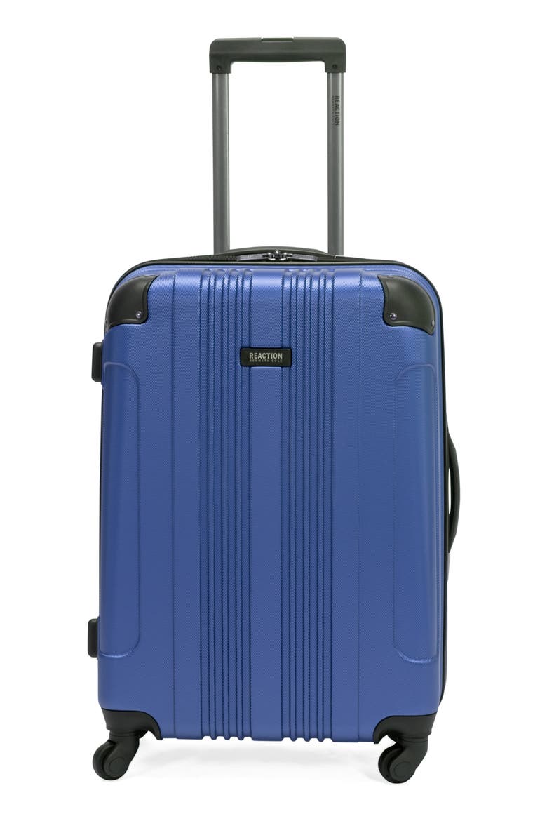 Out of Bounds Hardshell Four-Wheel Spinner Suitcase, Main, color, COBALT