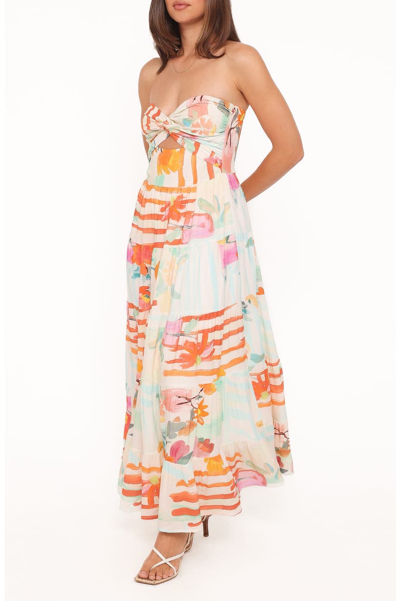 Sitara Strapless Midi Dress, Alternate, color, BLUE ALFRESCO FLORAL