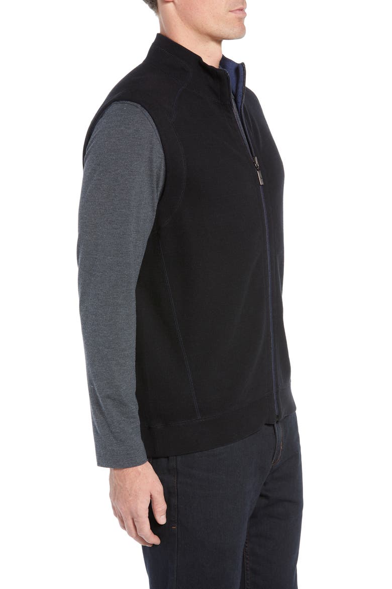 Flip Side Reversible Zip Vest, Alternate, color, AFTER DARK