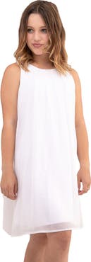 Un Deux Trois Chiffon Shift Dress
