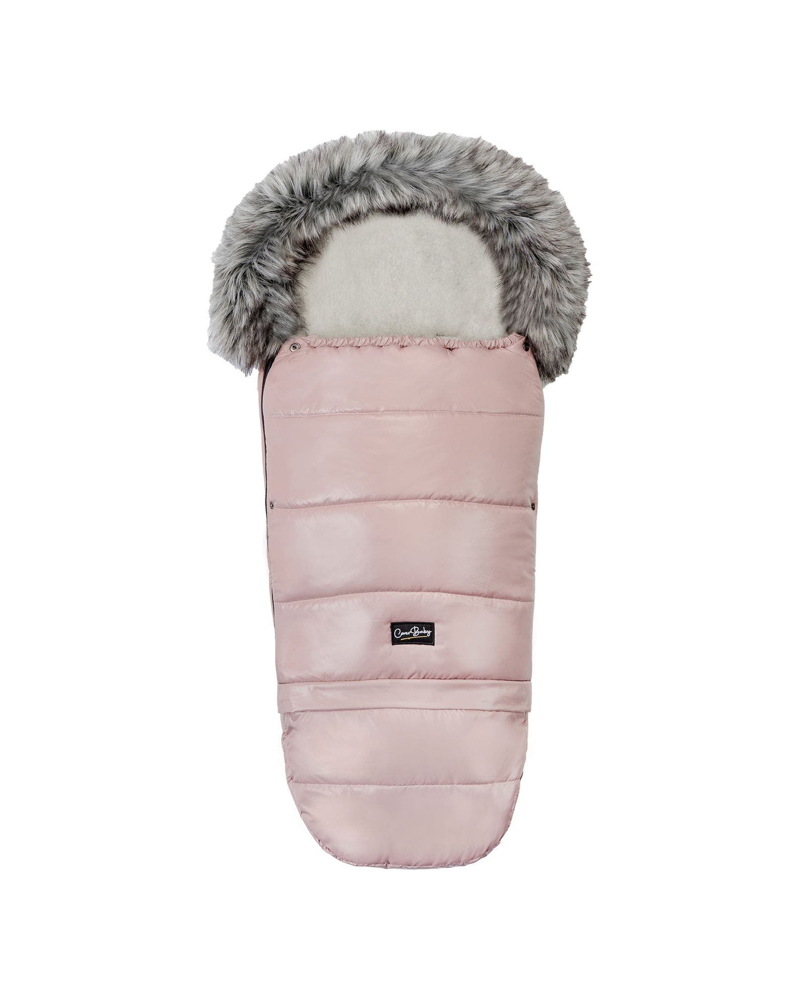 Gray Wool in Pastel Pink