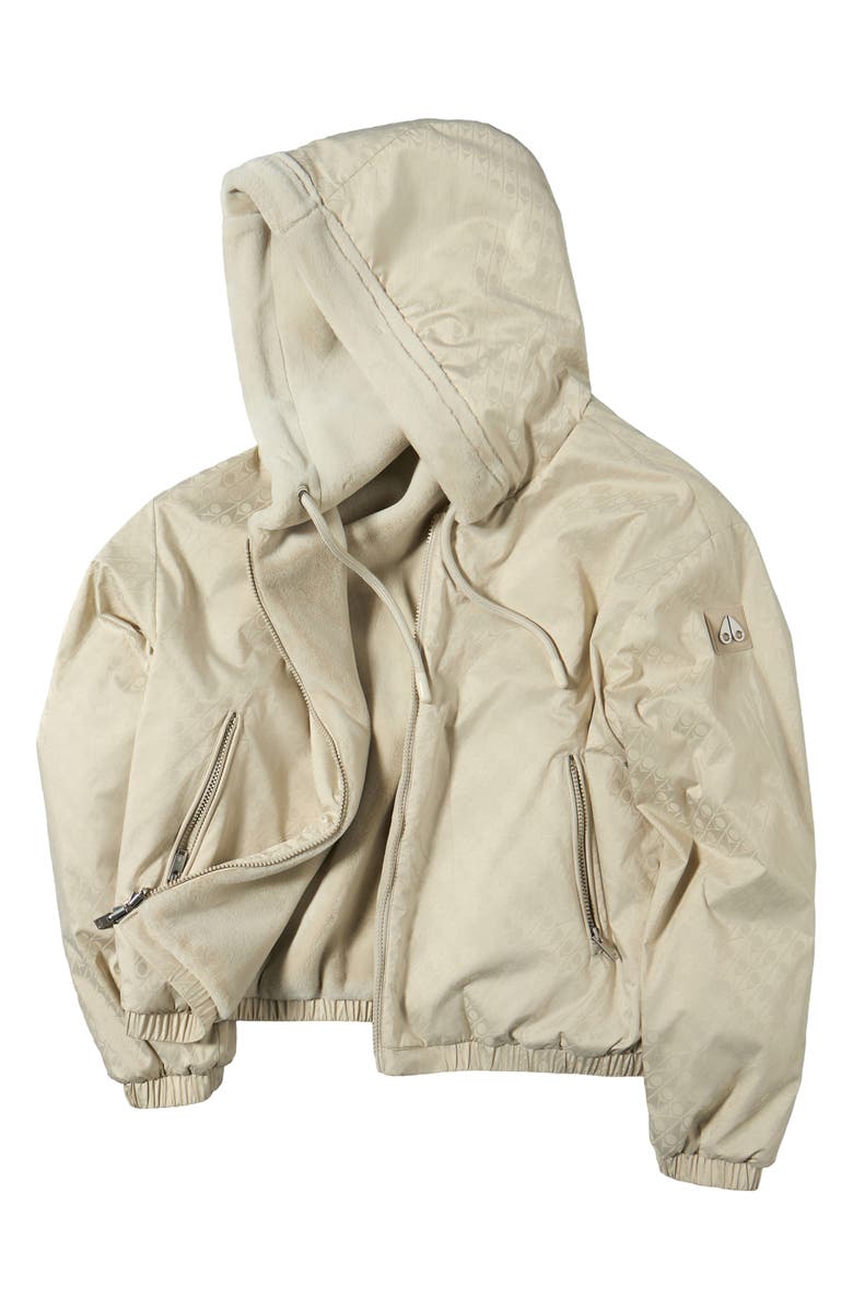 Moose Knuckles Eaton Bunny Reversible Faux Fur Hooded Jacket, Alternate, color, 