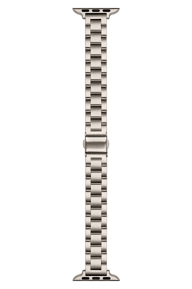 Sloan Stainless Steel Apple Watch® Watchband, Main, color, GOLD