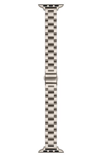 The Posh Tech Sloan Stainless Steel Apple Watch® Watchband In Gold