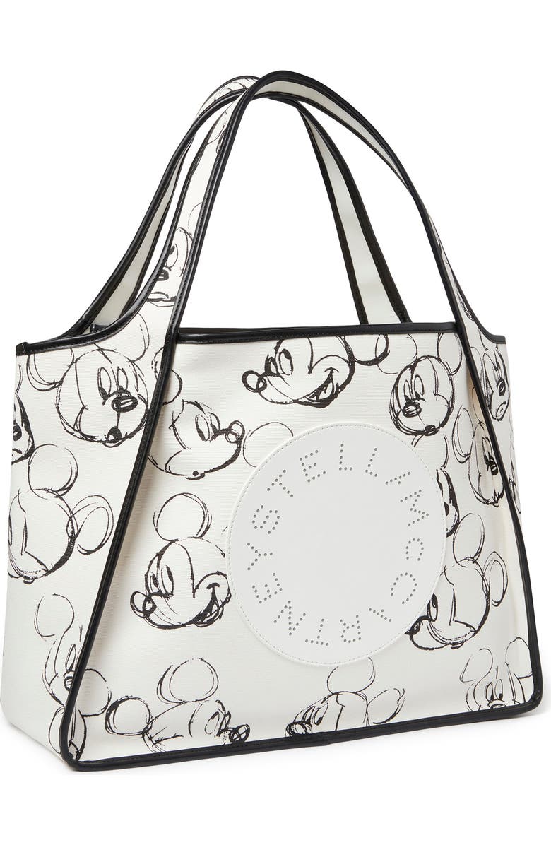 Stella McCartney x Disney Fantasia Mickey Print Cotton Tote, Alternate, color,