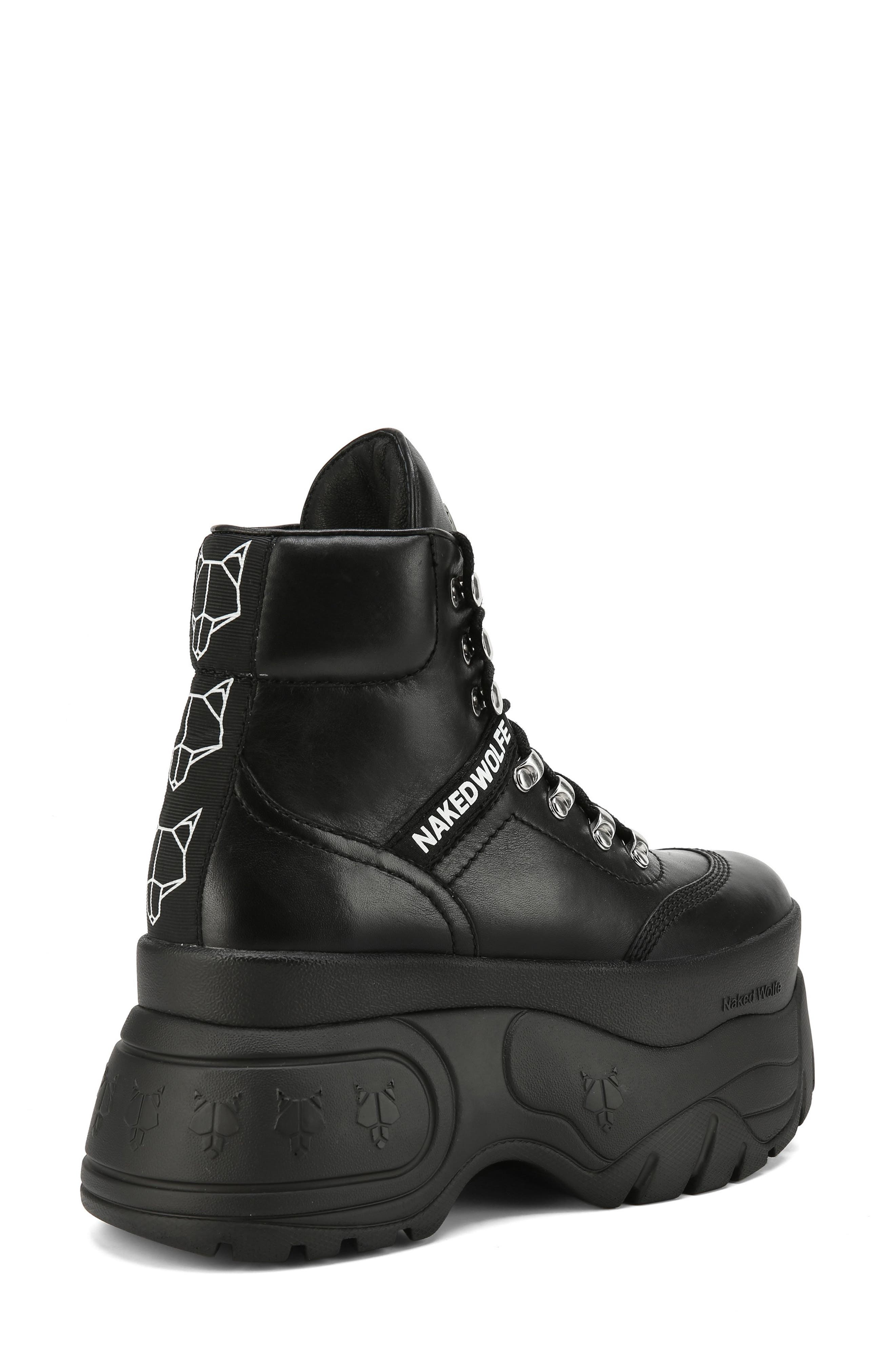 Naked Wolfe Spike Platform Boot, Alternate, color, 
