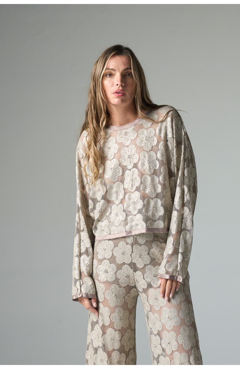 JBQ Anja Top, Main, color, Champagne