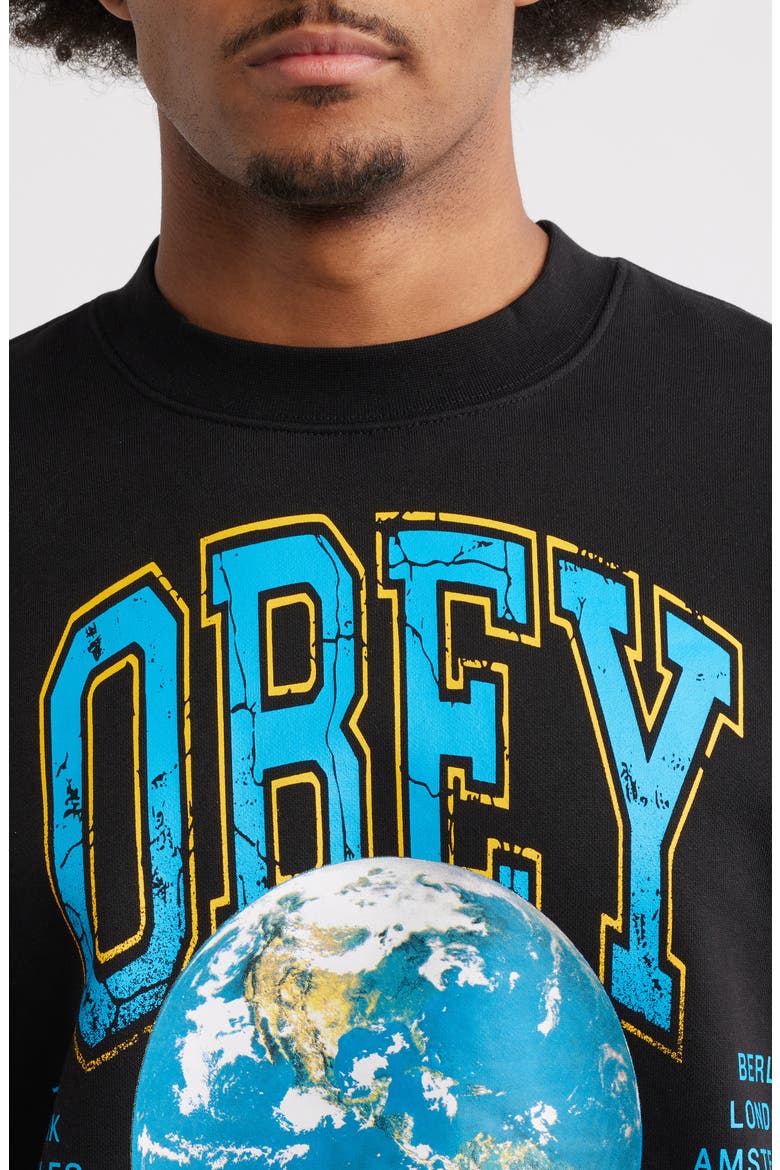 Enjoy the Ride Graphic Sweatshirt, Alternate, color, BLACK