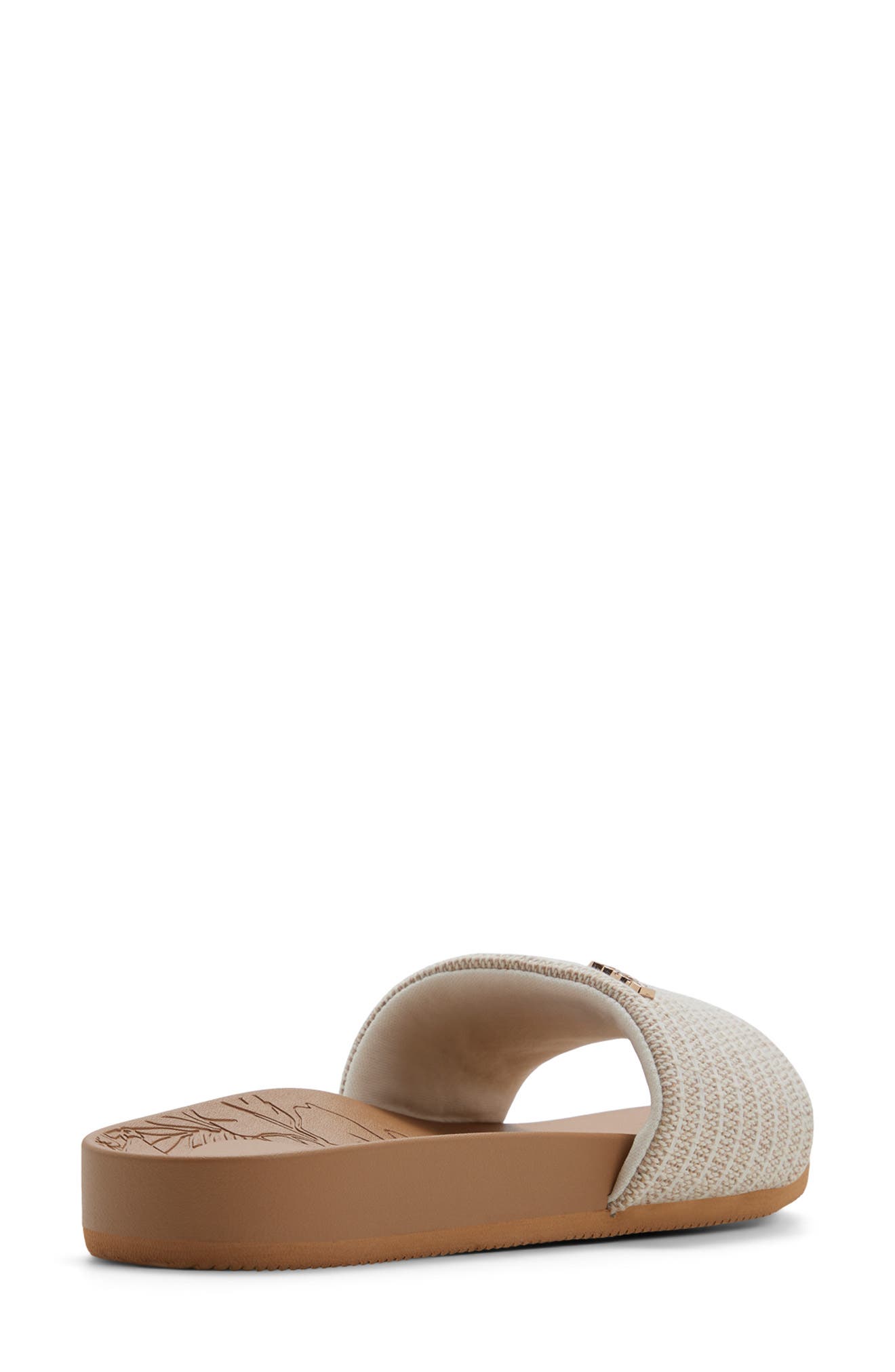 Roxy Nanu Slide Sandal, Alternate, color, Natural