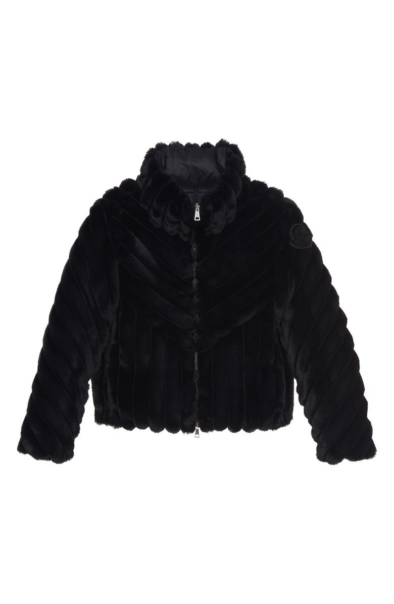 Moncler Pedrix Quilted Fleece Down Jacket, Alternate, color,