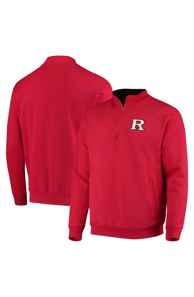 COLOSSEUM Men's Colosseum Scarlet Rutgers Scarlet Knights Tortugas Logo Quarter-Zip Jacket, Main, color, Scarlet