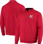 COLOSSEUM Men's Colosseum Scarlet Rutgers Scarlet Knights Tortugas Logo Quarter-Zip Jacket