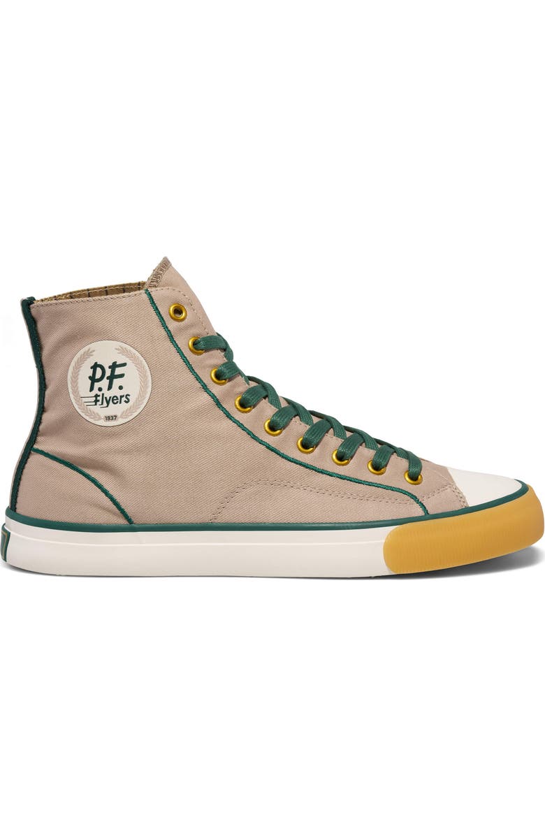 P.F. Flyers All-American Clubhouse High-Top Sneaker, Alternate, color, Gray-Green