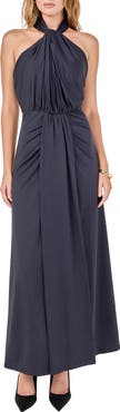 Endless Rose Draped Halter Maxi Dress
